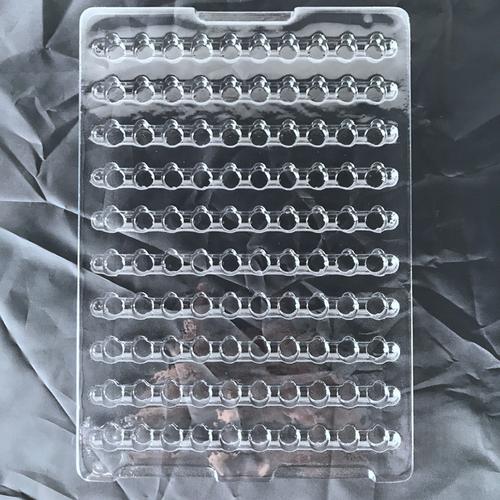 现货100格吸塑包装透明pet五金电子产品包装盒塑料托盘工厂